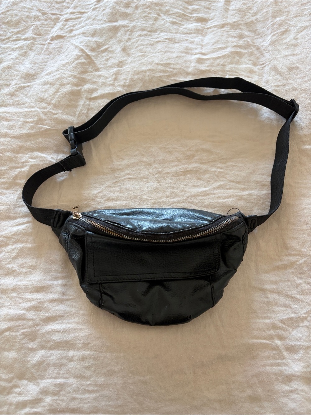Vintage Claire’s Black Waist Bag / Belt Bag